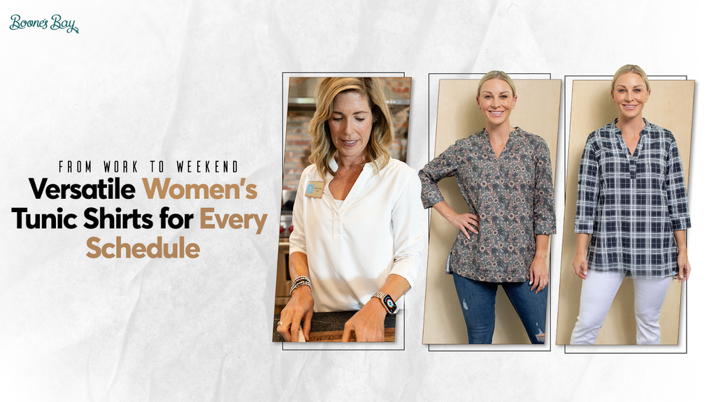 From Work to Weekend: Versatile Women's Tunic Shirts for Every Schedule