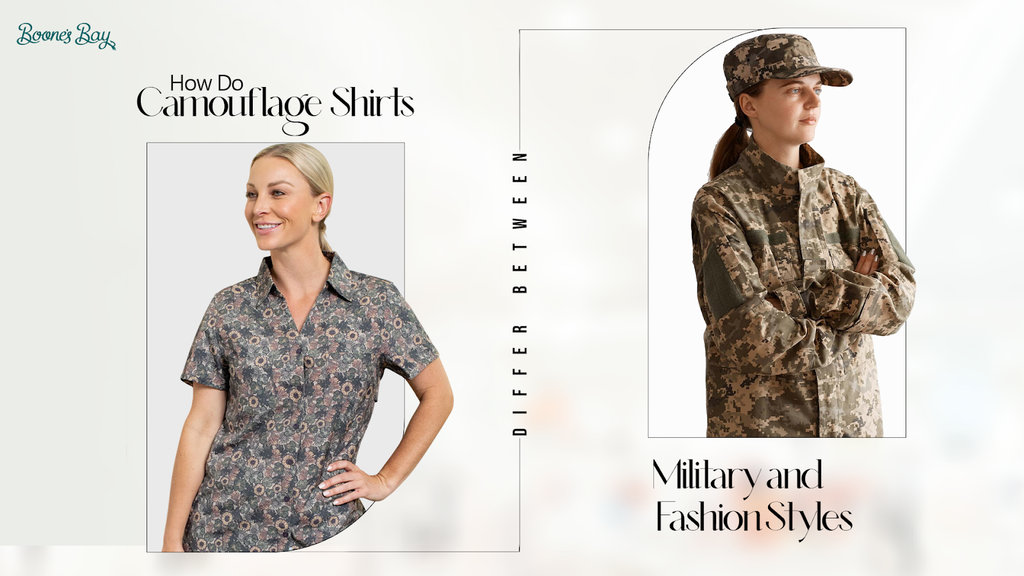 How Do Camouflage Shirts Differ Between Military and Fashion Styles?